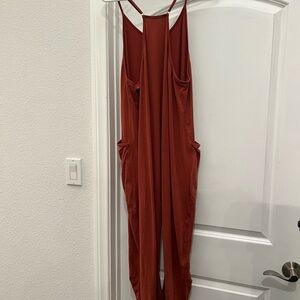 Women's Rust Jumpsuit